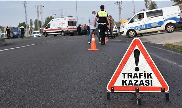 Motosiklet çarpan kadın öldü