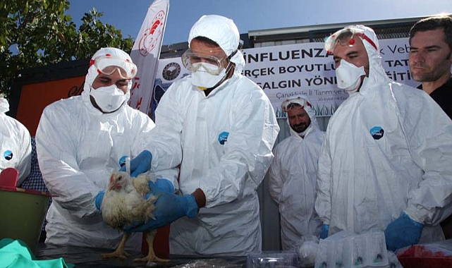 Saha tatbikatı ve salgın yönetim eğitimi düzenlendi
