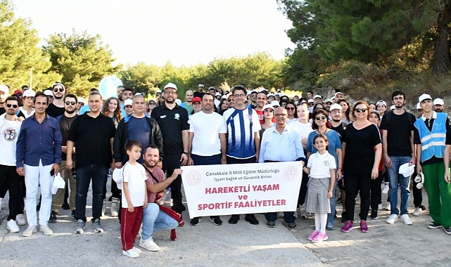 Spor dostu kampüste sağlıklı yaşam yürüyüşü