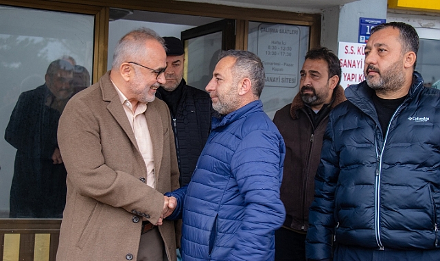 Başkan Göktürk sanayi esnafıyla buluştu