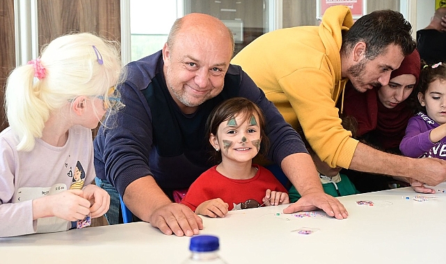 Biga'da çocukları eğlendiren kış oyunları