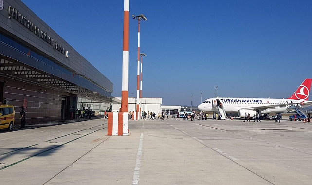 Çanakkale Havalimanı Ekim ayı istatistikleri açıklandı