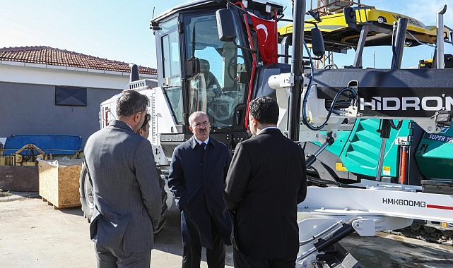 Çanakkale'ye yeni iş makineleri