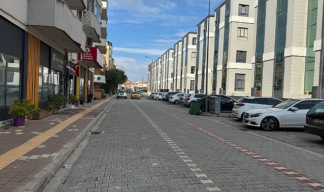 Fevzi Renda Sokak'ta üstyapı çalışması tamamlandı