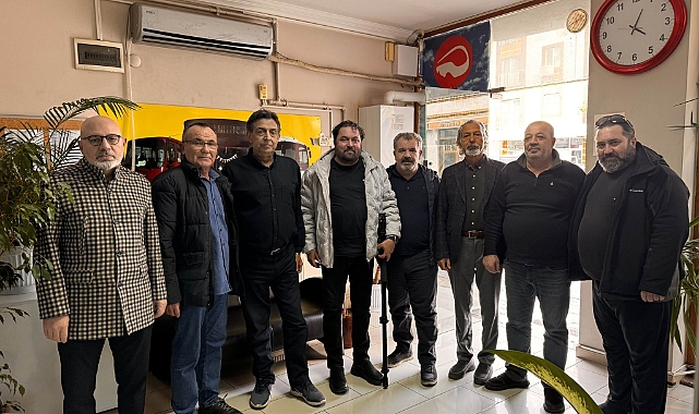 Gazeteciler Başkan Ateş'i ziyaret etti