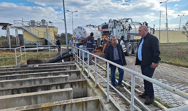 Geyikli Belediyesi atık su arıtma tesisinde rutin bakım çalışmaları başladı