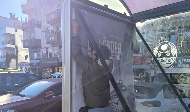 Lapseki Belediyesi 10 Kasım'a hazırlandı