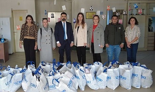 Lapseki'de anlamlı destek