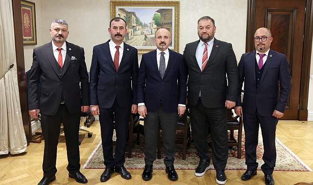 BBP Çanakkale Teşkilatı, İçişleri Bakan Yardımcısı Bülent Turan'ı ziyaret etti