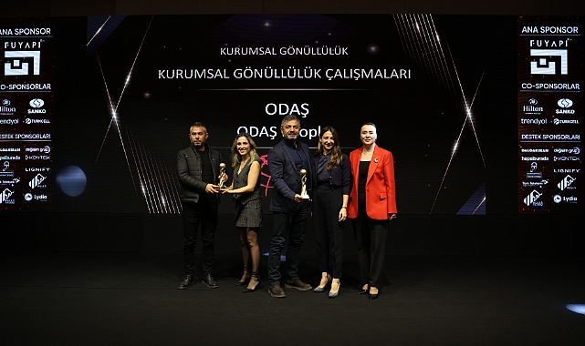 ODAŞ'ın gönüllülük hareketine ödül