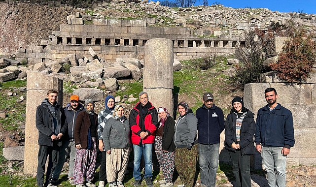 Assos Kazılarında Osmanlı dönemine ait hamam bulundu