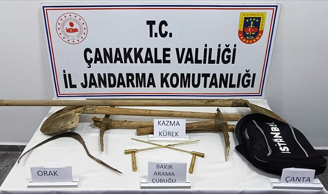 Kaçak kazıya suçüstü