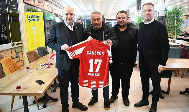Ayhan Gider'den Çanspor'a ziyaret