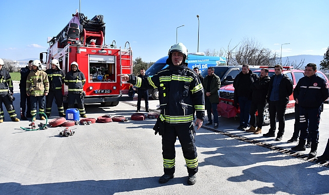Çanakkale Belediyesi İtfaiyesinden eğitim
