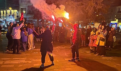 Gökçeada'da coşkulu karşılama