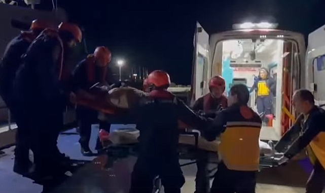 Gökçeada'dan Çanakkale'ye tıbbi tahliye