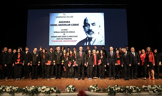 Vatan Şairi Mehmet Akif Ersoy anıldı