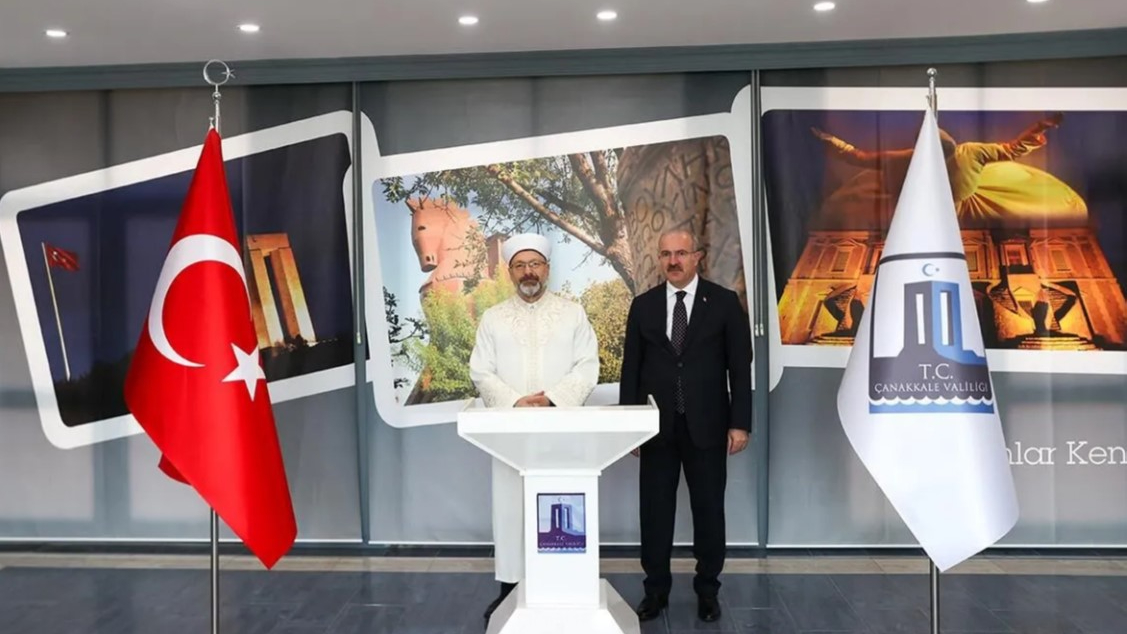 Başkan Erbaş, Çanakkale Valiliğini ziyaret etti