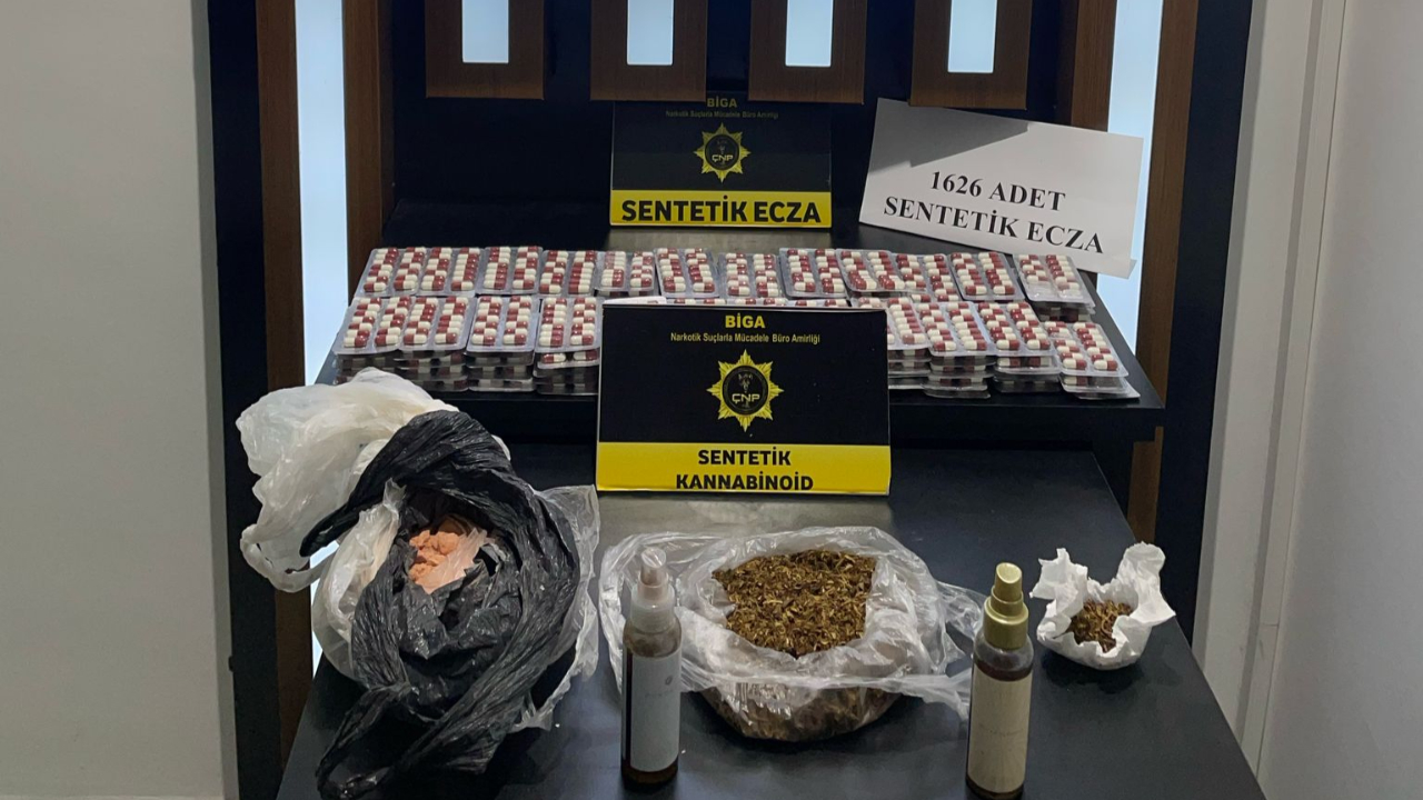 Çanakkale’de uyuşturucu operasyonu! 1 tutuklama