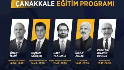 AK Parti Teşkilat Akademisi, güçlü isimlerle Çanakkale'de