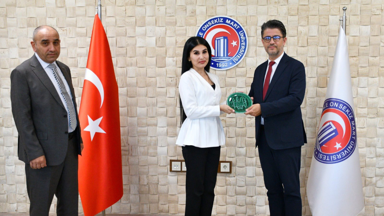 Özbekistan heyetinden Rektör Erenoğlu'na ziyaret