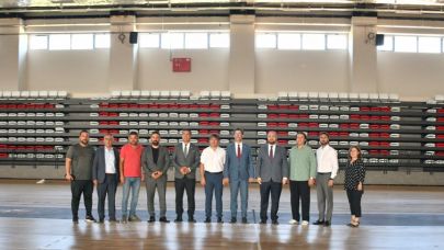Rektör Erenoğlu Spor Bilimleri Fakültesi'ni inceledi