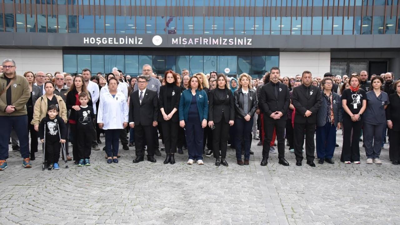 Devlet Hastanesi'nde 10 Kasım töreni!