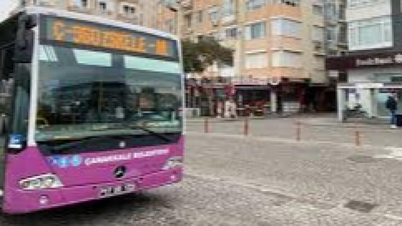 Çanakkale Belediyesi’nden ücretsiz ulaşım desteği