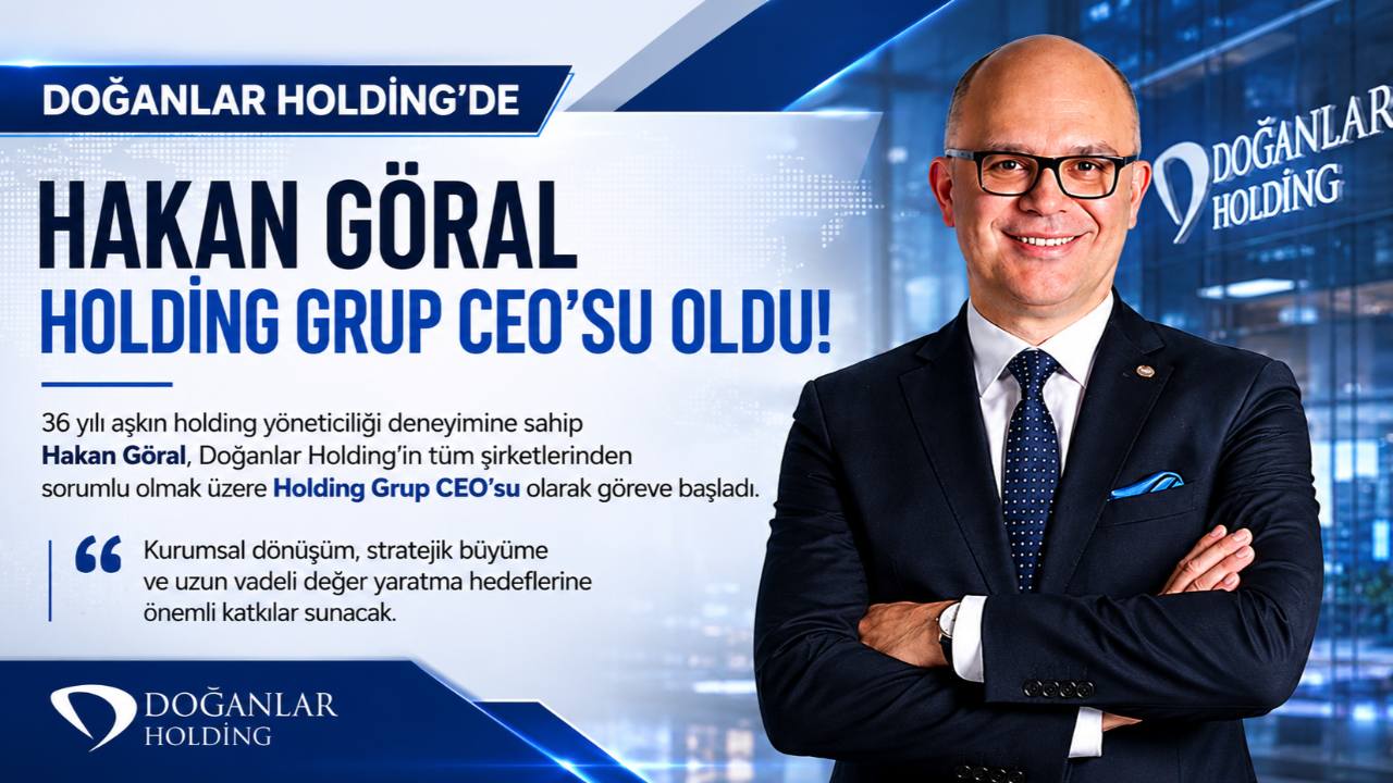 Doğanlar Holding’de üst düzey atama: Hakan Göral Holding Grup CEO’su oldu