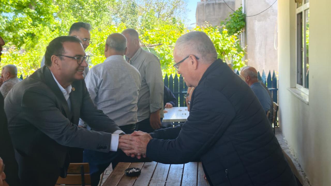 İYİ Parti heyeti köy köy gezdi