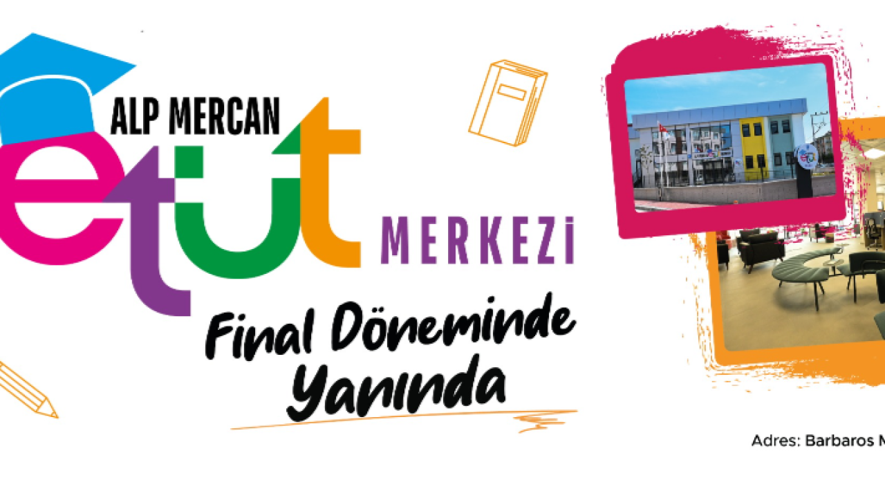 Alp Mercan Etüt Merkezi, final döneminde öğrencilerin hizmetinde