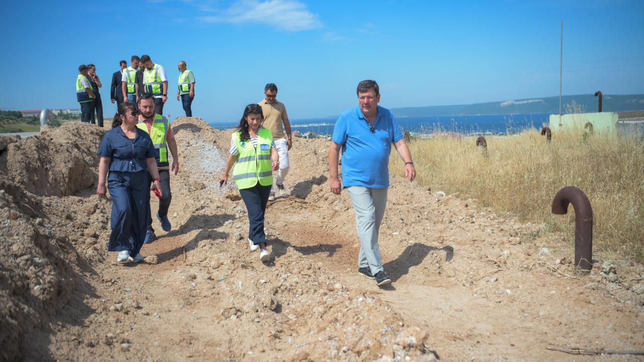 Başkan Erkek teknik inceleme gezisi gerçekleştirdi
