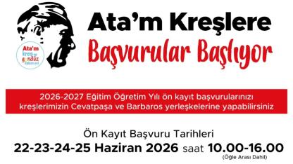 Çanakkale Belediyesi Ata'm Kreşler için başvuruları başlıyor
