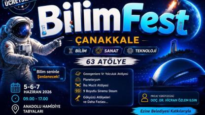 Çanakkale'de ilk bilim festivali heyecanı; Geri sayım başladı!