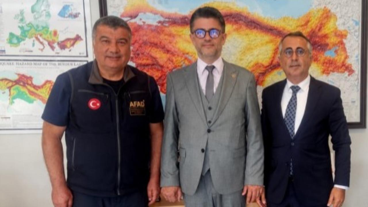 ÇOMÜ heyetinden AFAD deprem ve risk azaltma Genel 