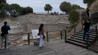 Fotoğrafçılık öğrencileri Troya’da