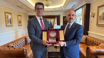 Rektör Erenoğlu’ndan İçişleri Bakan Yardımcısı Turan’a ziyaret