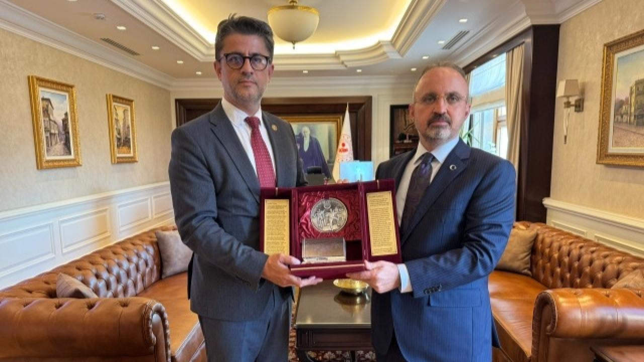 Rektör Erenoğlu’ndan İçişleri Bakan Yardımcısı Turan’a ziyaret