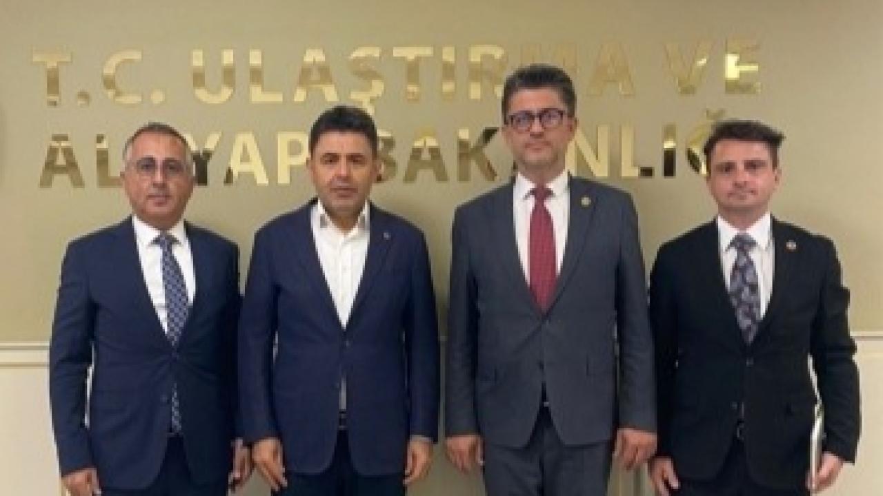 Rektör Erenoğlu’ndan Ulaştırma Bakan Yardımcısı Boyraz'a ziyaret