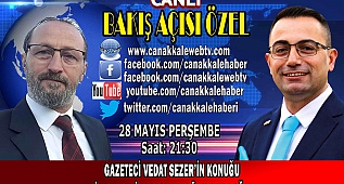 Gazeteci Vedat Sezer'in konuğu Biga Belediye Başkanı Bülent Erdoğan